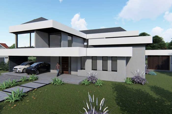 render proyecto arquitectura casa country