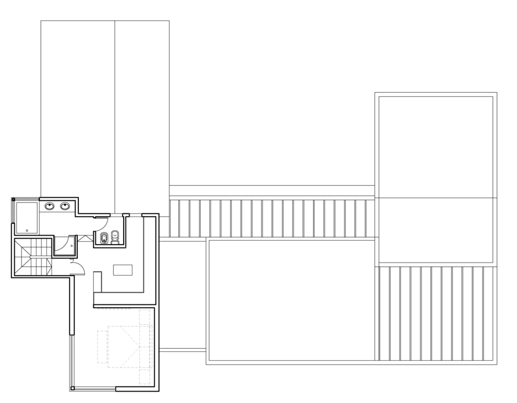 planta alta plano arquitectura casa