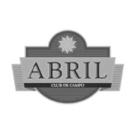 logo abril blanco y negro