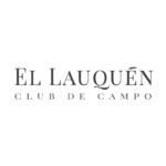 logo el lauquen blanco y negro