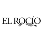 logo el rocio blanco y negro