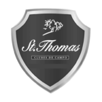 logo st thomas blanco y negro