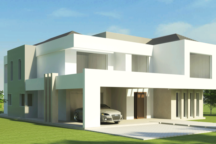 render proyecto arquitectura casa country moderna